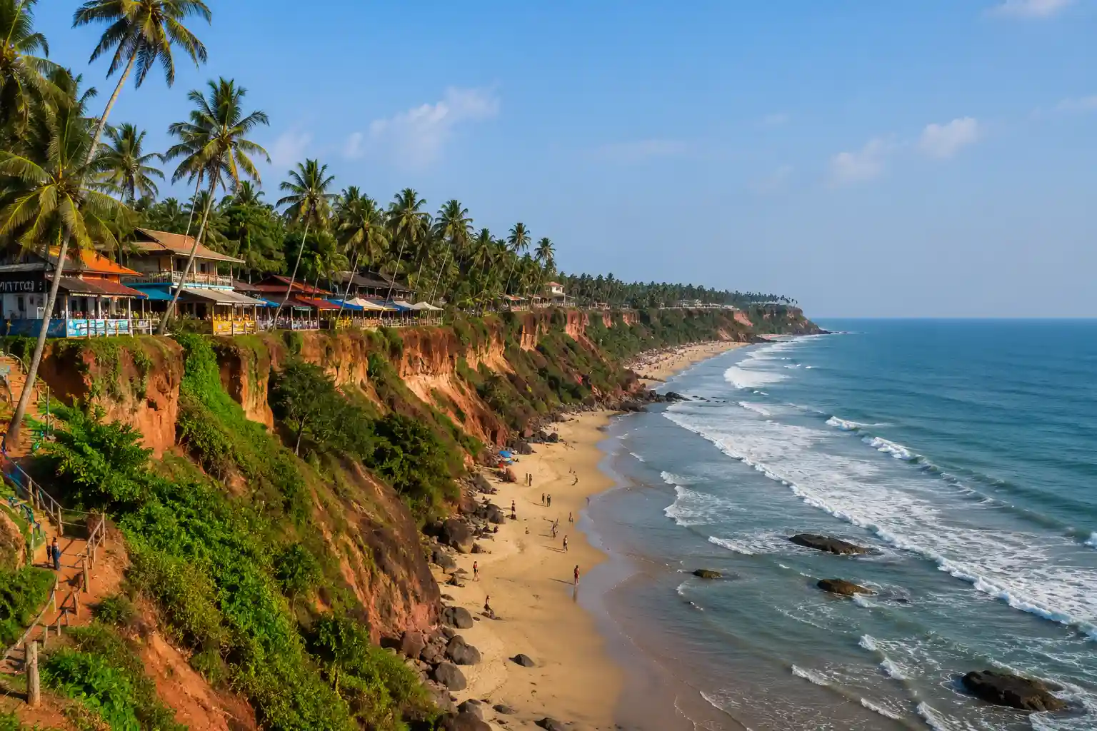 Varkala Cliff Kerala
